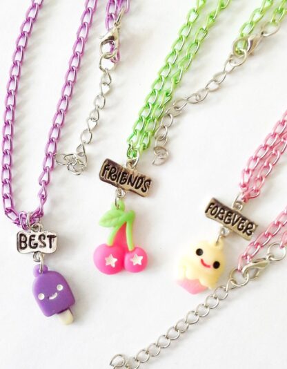 kawaii best friends necklaces