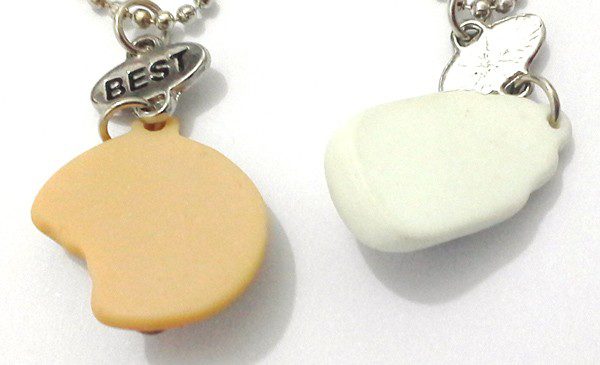 Milk And Cookies Pendant Bff Friendship Chain Necklaces Retailite 8774
