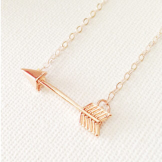 Rose gold Arrow Necklace