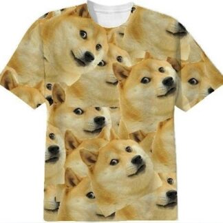 Doge Shiba Inu Print T Shirt