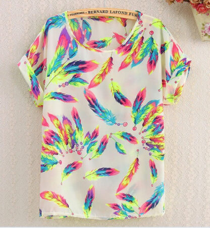 Rainbow Feathers Shirt