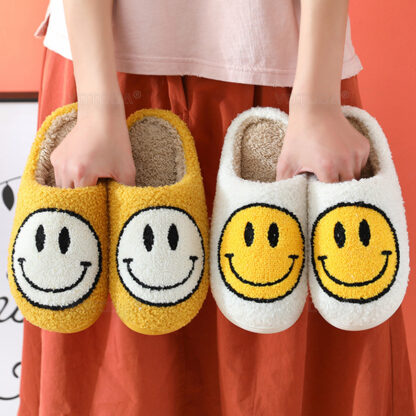 smiley face slippers
