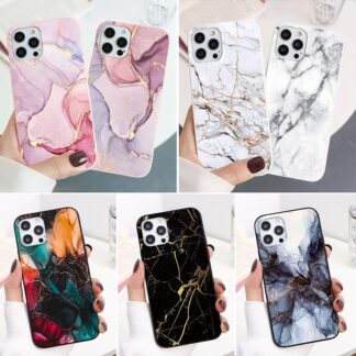 colorful marble iphone 11 12 13 mini pro max cases