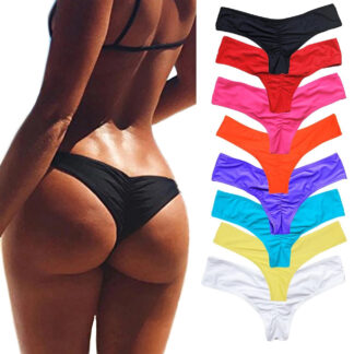 women's brazilian thong bikini bottoms