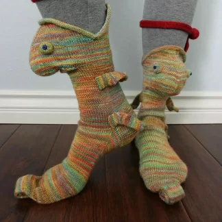 chameleon eating foot socks
